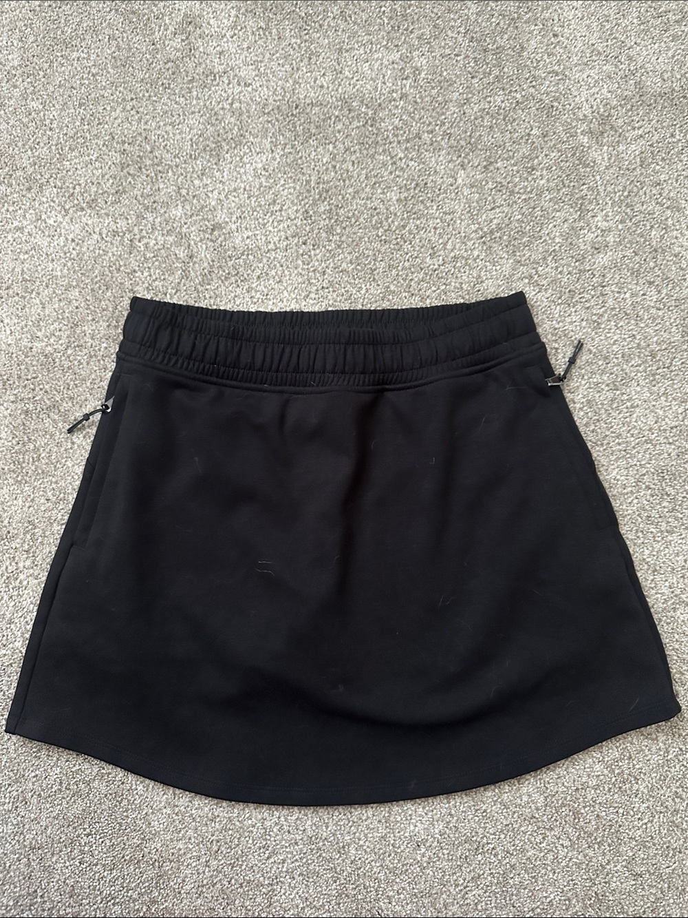 Old Navy Black Active Mini Skort with Elastic Waistband
